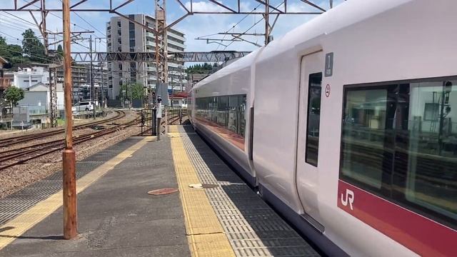 24.07.2022 года. Отправление экспресса маршута «Йокогама-Иваки» от станции Мито. смотреть онлайн