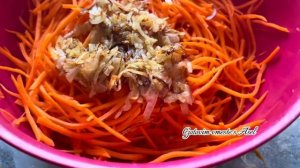 Морковь по корейский с готовой заправкой  Быстро Сочно  Вкусно