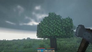 Minecraft и звуки дождя начинаем новую историю 🌧️🌟 Гроза вдохновляет!