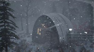 Невероятно сильная метель для сна, 5 часов снежной бури. Звуки ветра для сна на черном экране