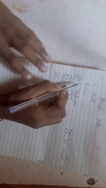 periodic table,block-S,Group-2  simple trick