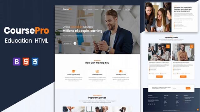 CoursePro - Education Courses School Template | Themeforest Website Templates and Themes