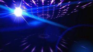 Футажи для видеомонтажа.Красивые огни на синем фоне.