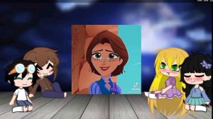 реакция Рапунцель вторая история из прошлого на тик ток