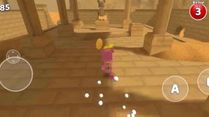 Проходим безумную пирамиду в Бимотепской пустыне!😱//Прохождение игры Super Bear Adventure часть 4❤️