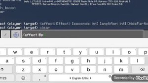 Команда на супер скорость в MINECRAFT