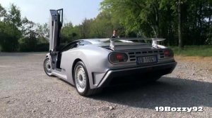 Bugatti EB110 GT Sound - Accelerations & Revs