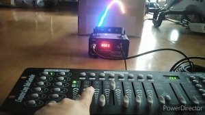 How to control RGB Disco Laser via Single DMX512 Channel