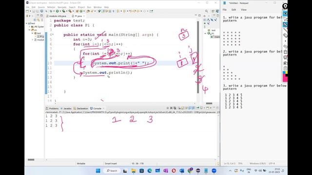 Most Important Pattern  Models in java || Numeric Series Box Pattern In JAVA ||  KK Funda | pattern