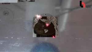 Лазерная фотогравировка на жетоне из нержавеющей стали