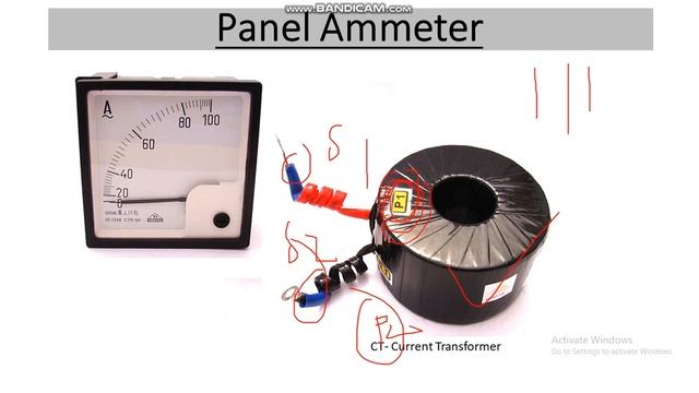 Ammeter Connection With CT | Ammeter Selector Switch