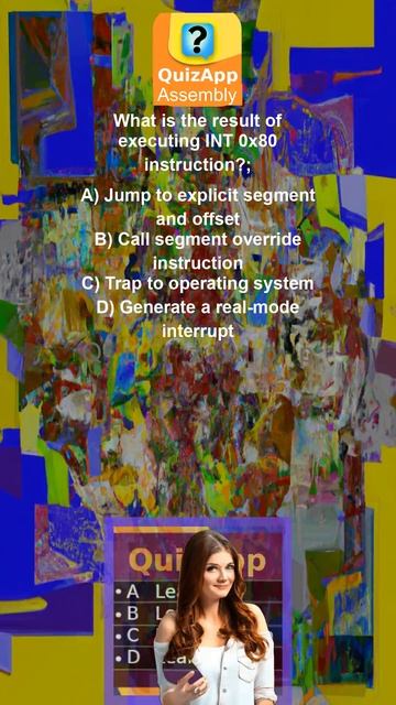 Assembly What is the result of executing INT 0x80 instruction