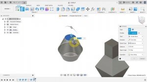 Fusion 360. Выдавливание и оболочка