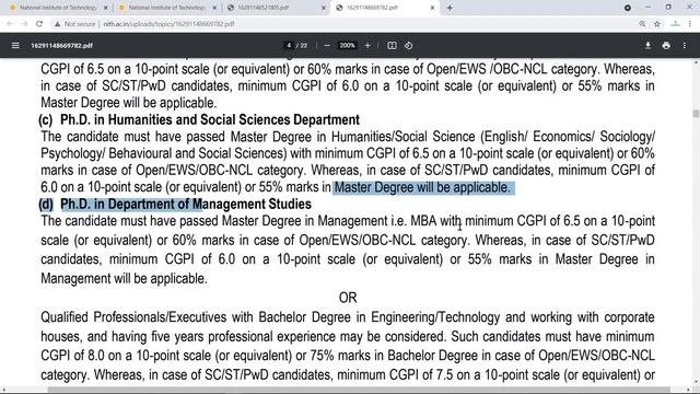 PhD Admission 2021 in NIT Hamirpur | NIT Hamirpur PhD Admission Notice 2021