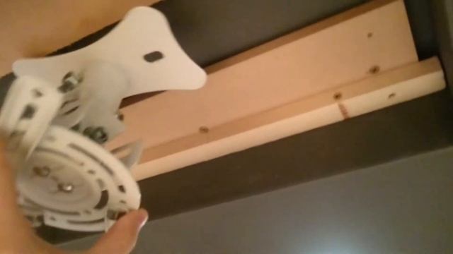 Cinema room projector ceiling mount adjustable zoom DIY