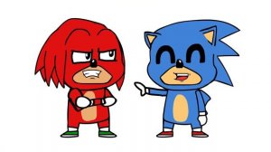 Берегись Наклза! Малышка Соник против Наклза!Анимационный - Ёжик Соник