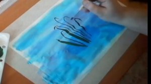 Как нарисовать подснежники, легко и просто