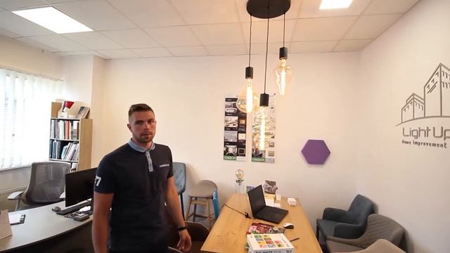 Light Up ofiss, dizaina kresli, vintage spuldzes un betona slēdži смотреть онлайн