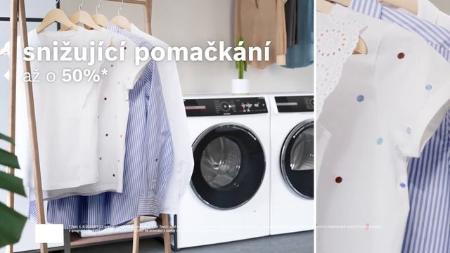 Pračka Bosch Serie 8 s funkcí Iron Assist (CZ) смотреть онлайн