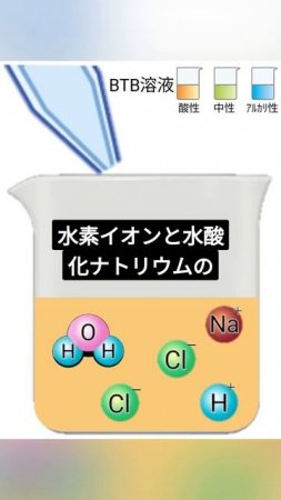 塩酸と水酸化ナトリウム水溶液の中和を1分で解説 #中学理科 #高校受験 #入試対策