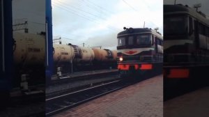 Тэп 60. Уходящая легенда. Тепловоз. БЧ Молодечно. Заходит под состав