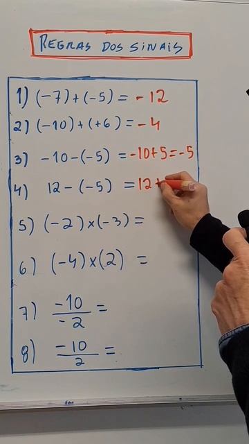 Regras dos Sinais. смотреть онлайн