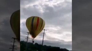 Взорвался воздушный шар