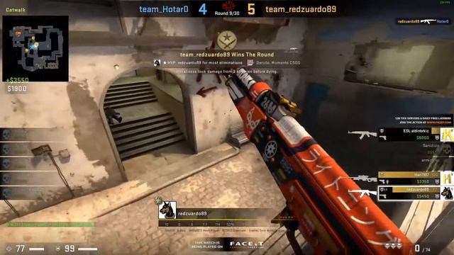 Blade! Faceit CSGO Match (Bowie knife- Marble fade) MIRAGE смотреть онлайн