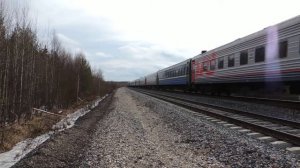 ТЭП 70 С Пассажирским Перегон Княжпогост-Тракт