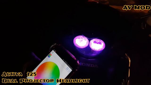 Honda Activa 125 Dual Projector headlight By Av MoD смотреть онлайн