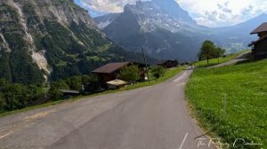 Гриндельвальд, Швейцария Троттибайк 🇨🇭 🚴_♂️Самая живописная поездка в Швейцарии 4k
