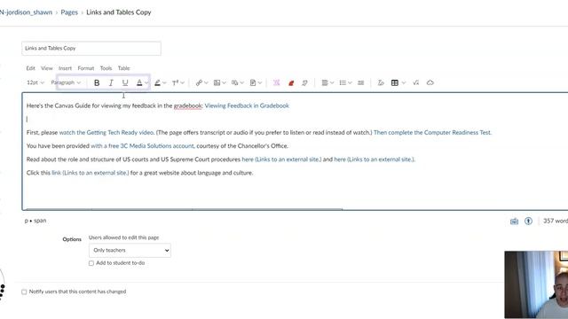 Canvas Accessibility: Hyperlinks