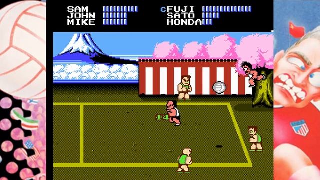 Super Dodge Ball [NES] | World Cup Play & Bean Ball