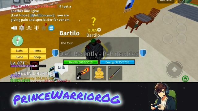 Doing bartilo quest and getting shark V2 in Blox Fruits. смотреть онлайн