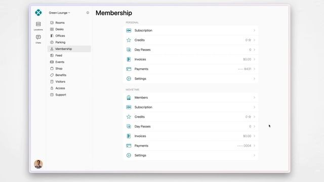 Manage Payment Methods | Spacebring Platform for Shared & Coworking ...