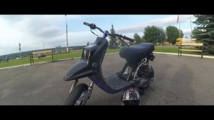 YAMAHA BWS#2|НОЧНОЙ ПРОХВАТ|СБОРКА|СТУНТ