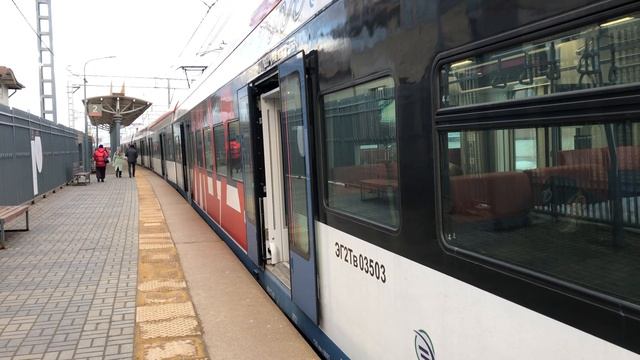 ЭГ2ТВ-035 Иволга 2.0 ЦППК Перекраска МЦД На станции Царицыно смотреть онлайн