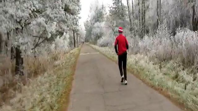 Зимняя пробежка по трассе Астрономического марафона смотреть онлайн