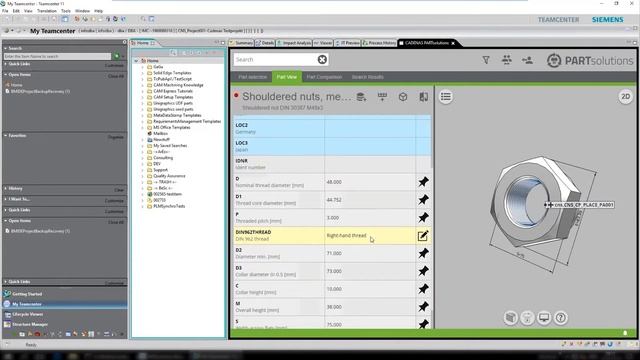Siemens PLM Teamcenter - Catalog Navigation with Seamless Integration - powered by CADENAS смотреть онлайн