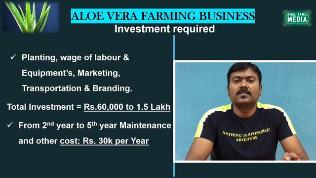 Aloe Vera farming business plan in India || Agriculture business ideas in Tamil || katralai Chedi
