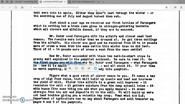 Copywriting Tutorial | Applied Business Correspondence 1922 | Herbert Watson | Fertilizer