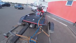 Доставка гидроцикла и спуск на воду