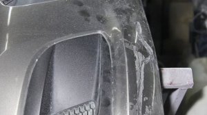 Ремонт бампера Лада Калина 2. Пайка пластика феном