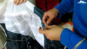 Как менять СТРОПЫ параплана? / Замена стропы на примере Skywalk Chili 4