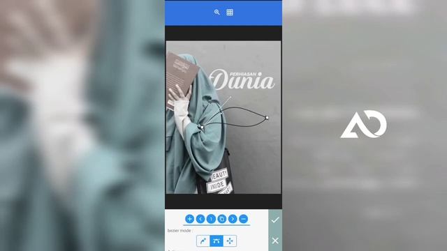 Tutorial Desain Poster Dakwah di Pixellab | Sebaik-Baik Perhiasan | Poster Dakwah #50