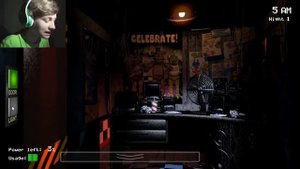 Брайн играет в Five Nites a Freddys 1