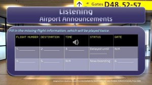 Airport Announcements - English Listening (A2/B1)
