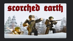 Играем в Roblox в режим SCORCHED EARTH