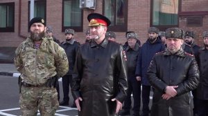 Полицейские из Чеченской Республики отправились в зону проведения СВО