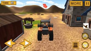 Фермер Сбор Урожая Мультик для Детей про Работу Трактора и Комбайна